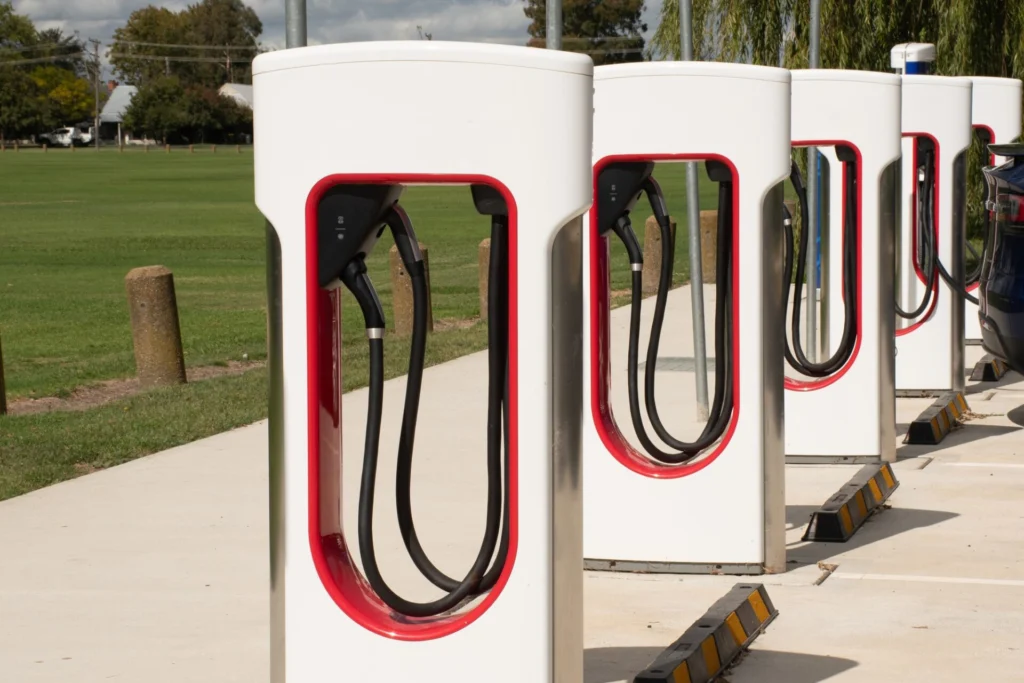Station de chargeur de voiture électrique