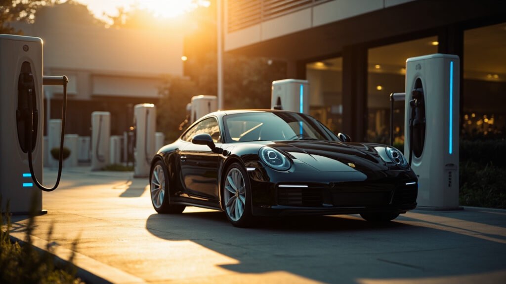 Porsche destination charging : l'innovation pour recharger en toute élégance