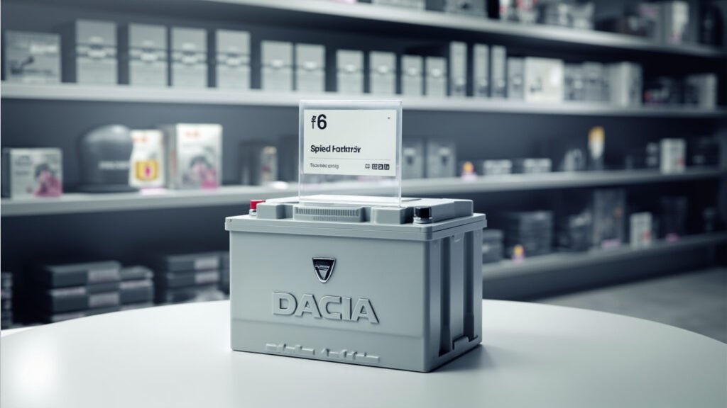 Le prix d'une batterie pour une dacia spring
