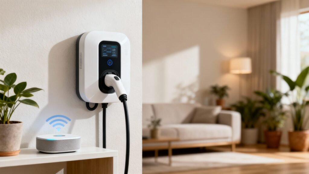 Intégrer la borne de recharge à home assistant pour une maison connectée without any text