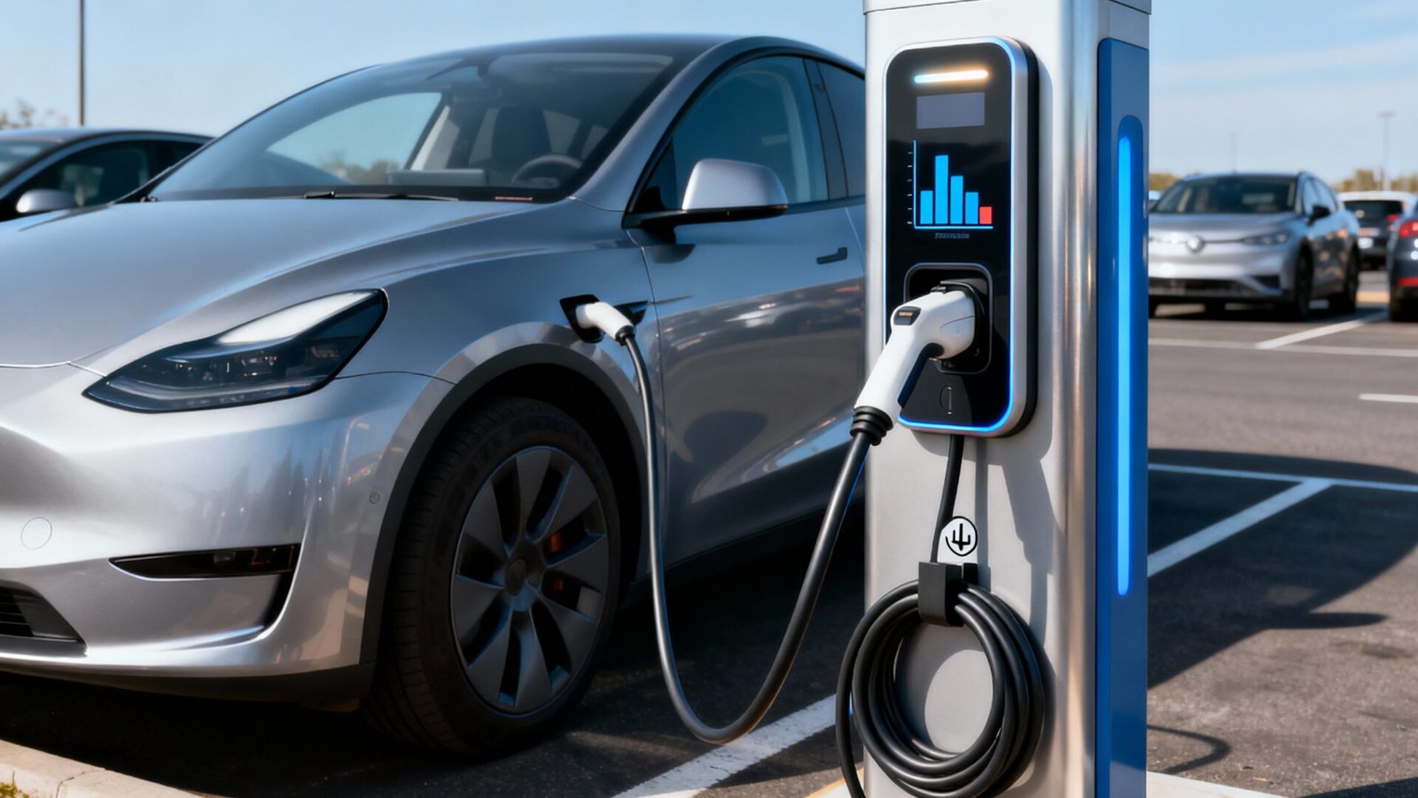 Pourquoi les bornes de recharge limitent la puissance