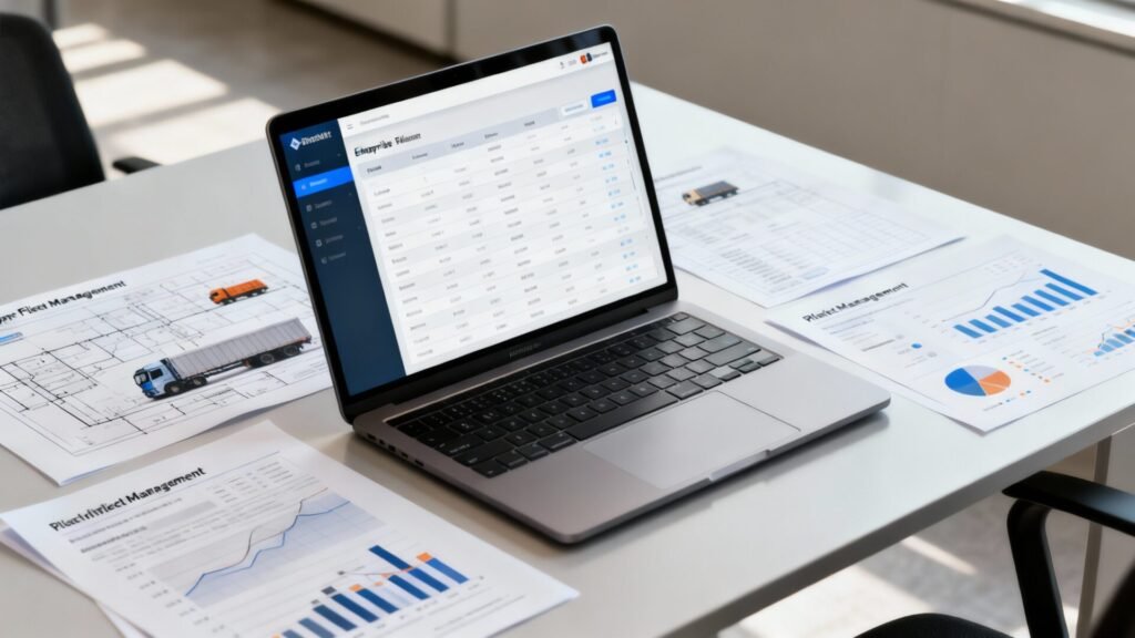 Recharge pour flotte d’entreprise : plan et logiciels de gestion without any text