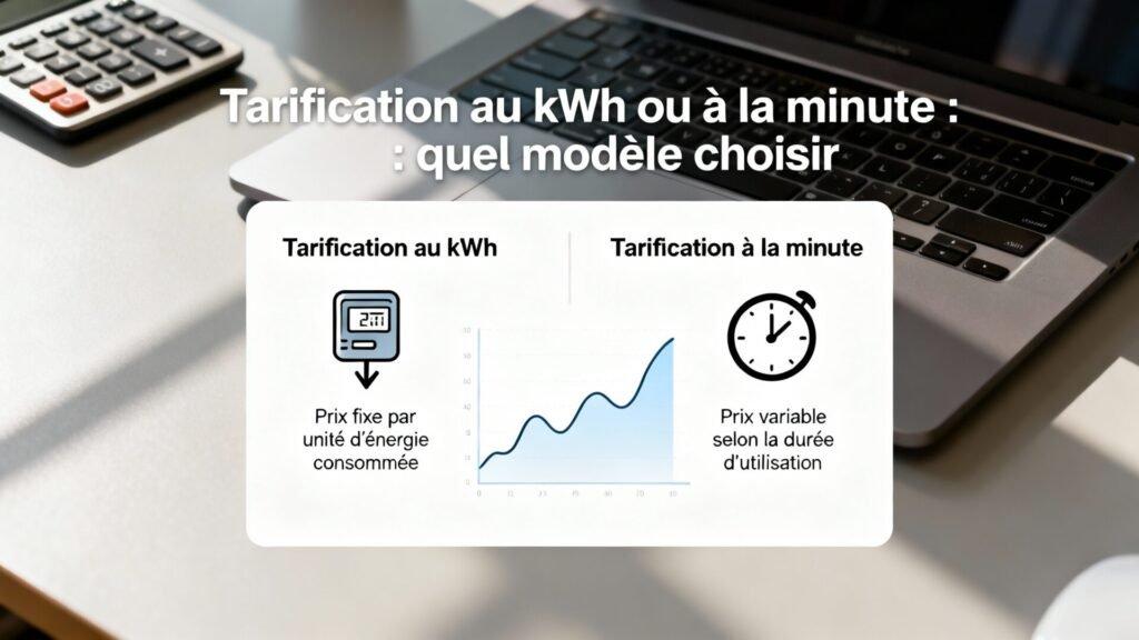 Tarification au kwh ou à la minute : quel modèle choisir with text