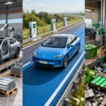 Impact environnemental d’un véhicule électrique : fabrication, usage et fin de vie without any text