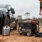 Pourquoi utiliser un groupe électrogène pour recharger un véhicule électrique n’est pas idéal without any text