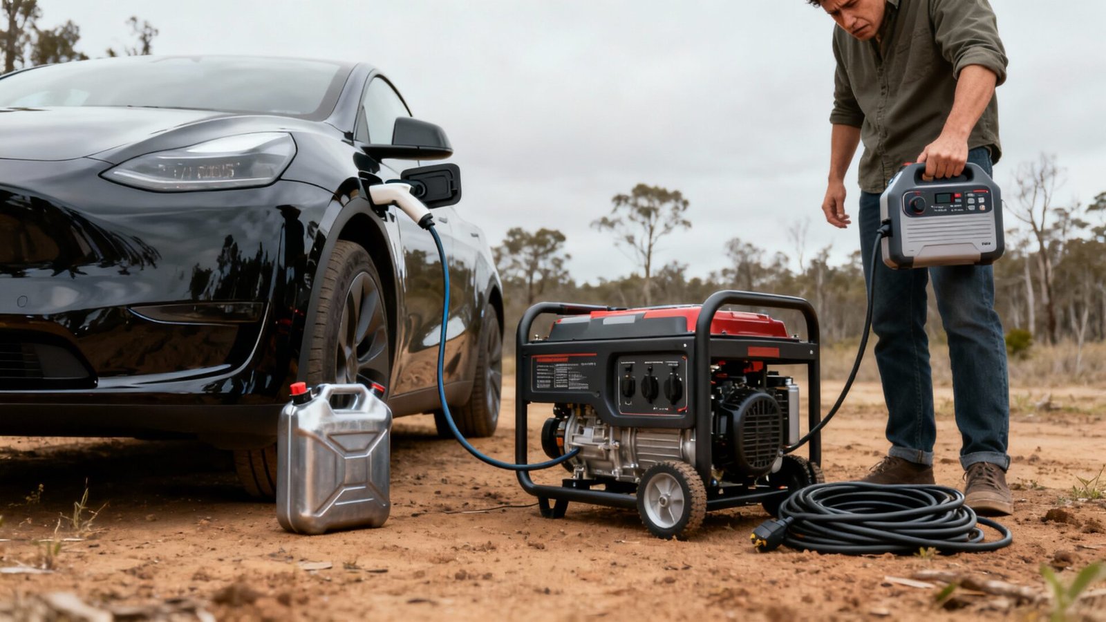 Pourquoi utiliser un groupe électrogène pour recharger un véhicule électrique n’est pas idéal