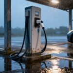 Recharger sous la pluie : sécurité, risques et idées reçues without any text