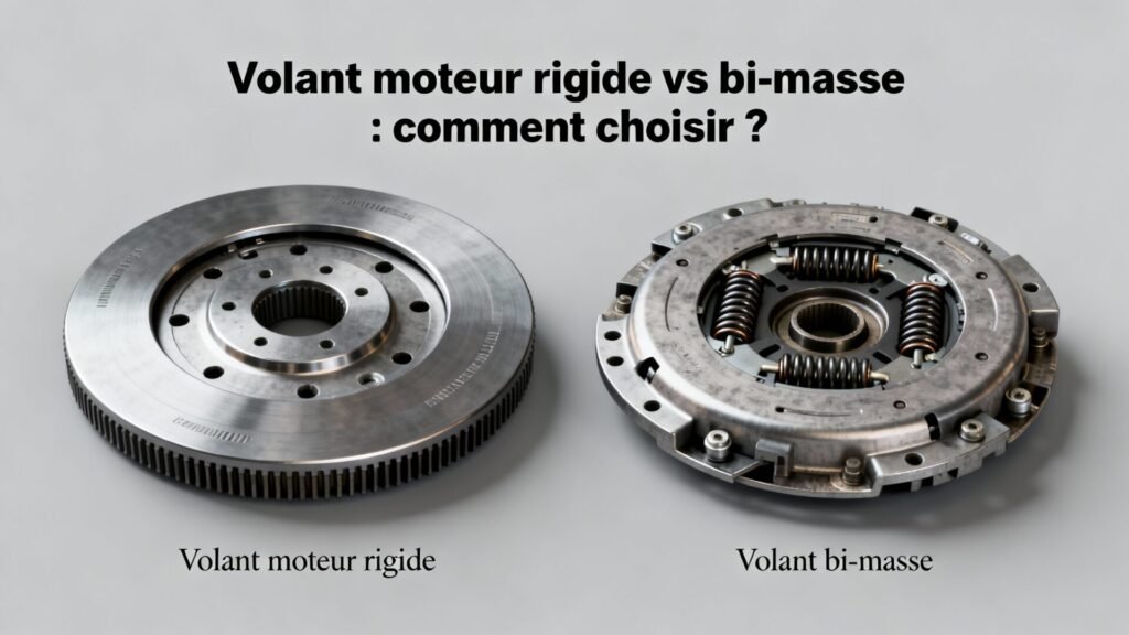 Volant moteur rigide vs bi-masse : comment choisir ? with text