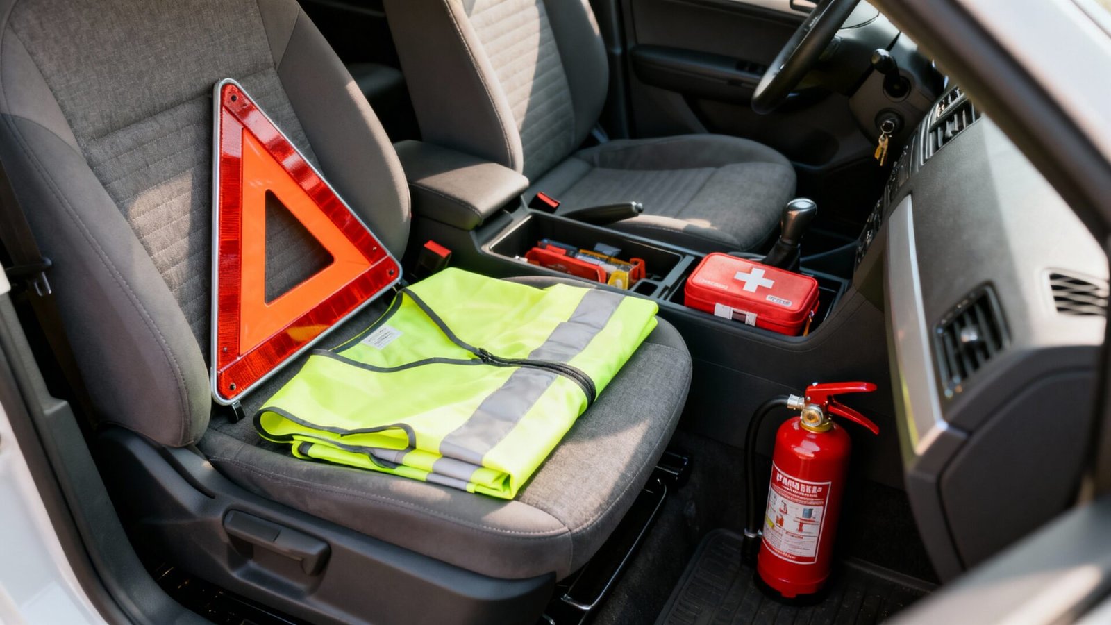 Les équipements obligatoires en voiture à connaître