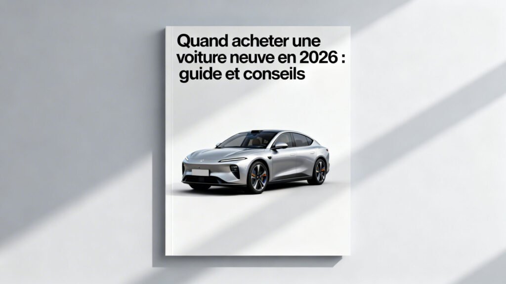 Quand acheter une voiture neuve en 2026 : guide et conseils with text