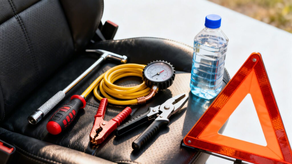 Les outils indispensables à avoir dans la voiture without any text