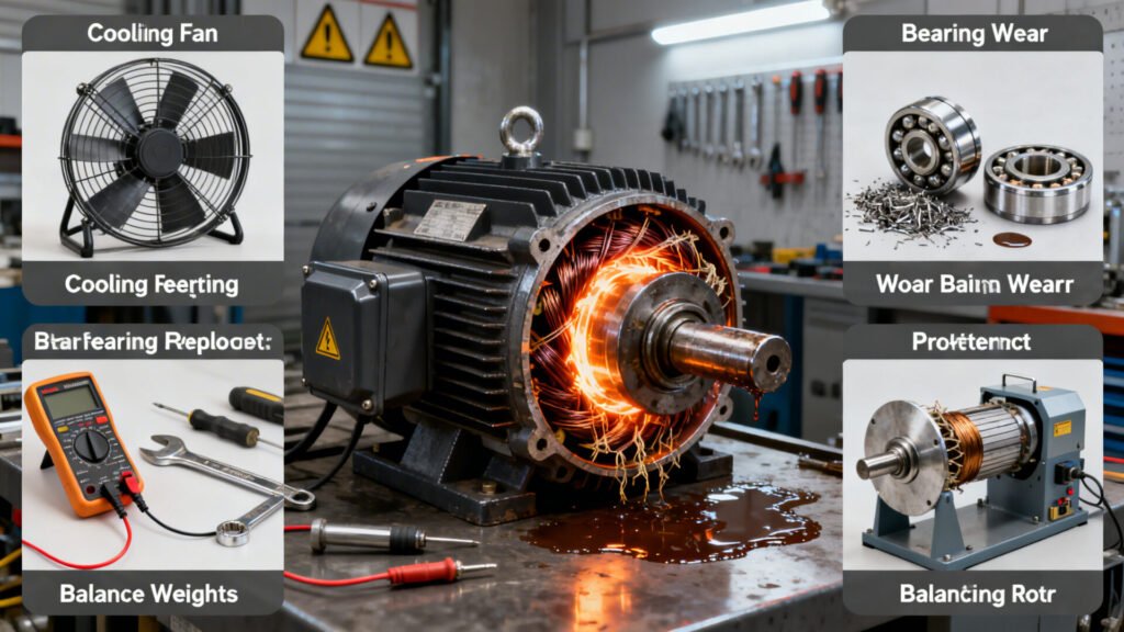 Les pannes principales des moteurs électriques et comment les prévenir without any text