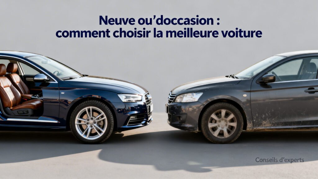 Neuve ou d'occasion : comment choisir la meilleure voiture with text
