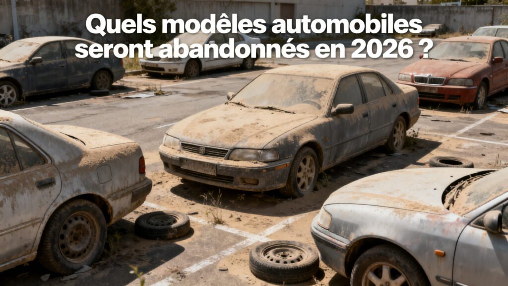 Quels modèles automobiles seront abandonnés en 2026 ? with text