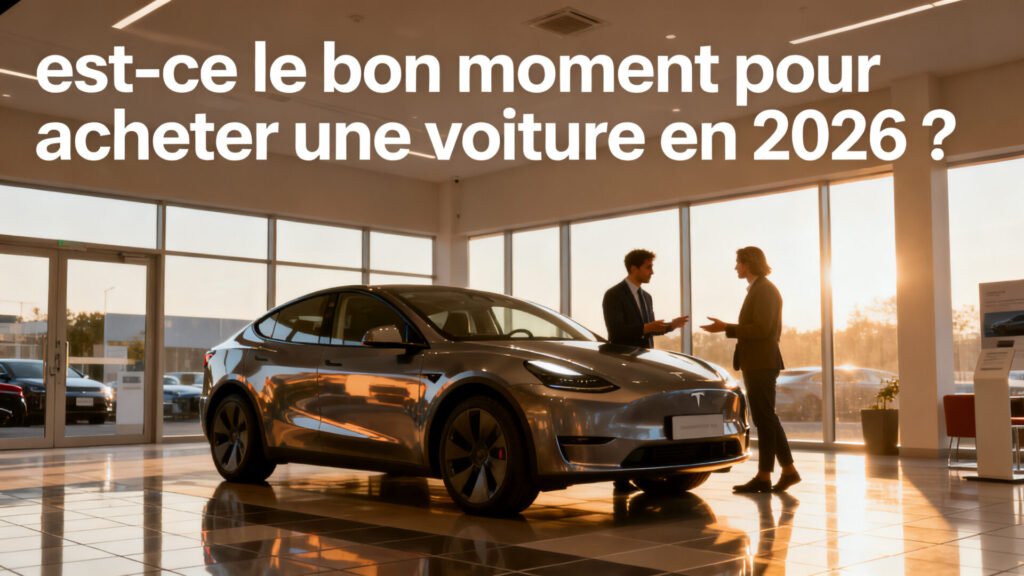 Est-ce le bon moment pour acheter une voiture en 2026 ? with text