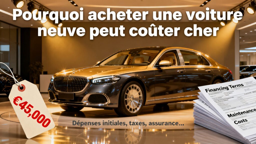Pourquoi acheter une voiture neuve peut coûter cher with text