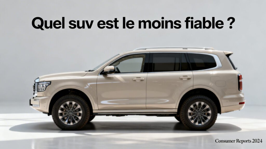Quel suv est le moins fiable ? with text